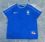 Brazil 1998 Retro Away Short Sleeve RONALDO 9