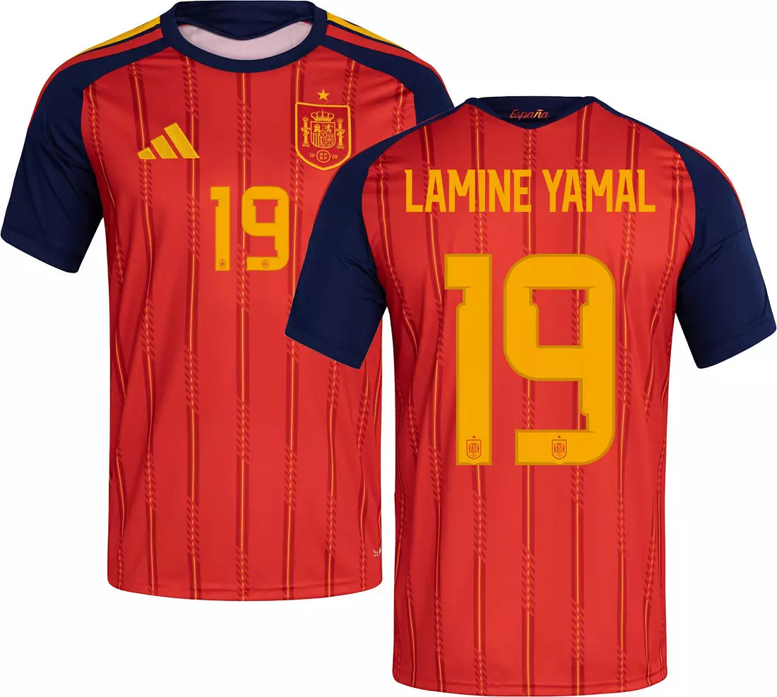 Spain 2026 Home Mens LAMINE YAMAL 19